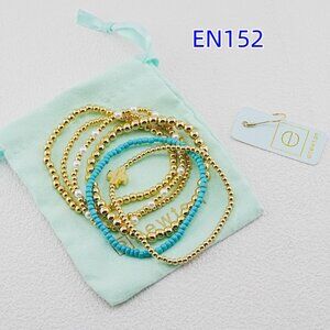 Enewton Blue-Tone Cross Bracelet Set